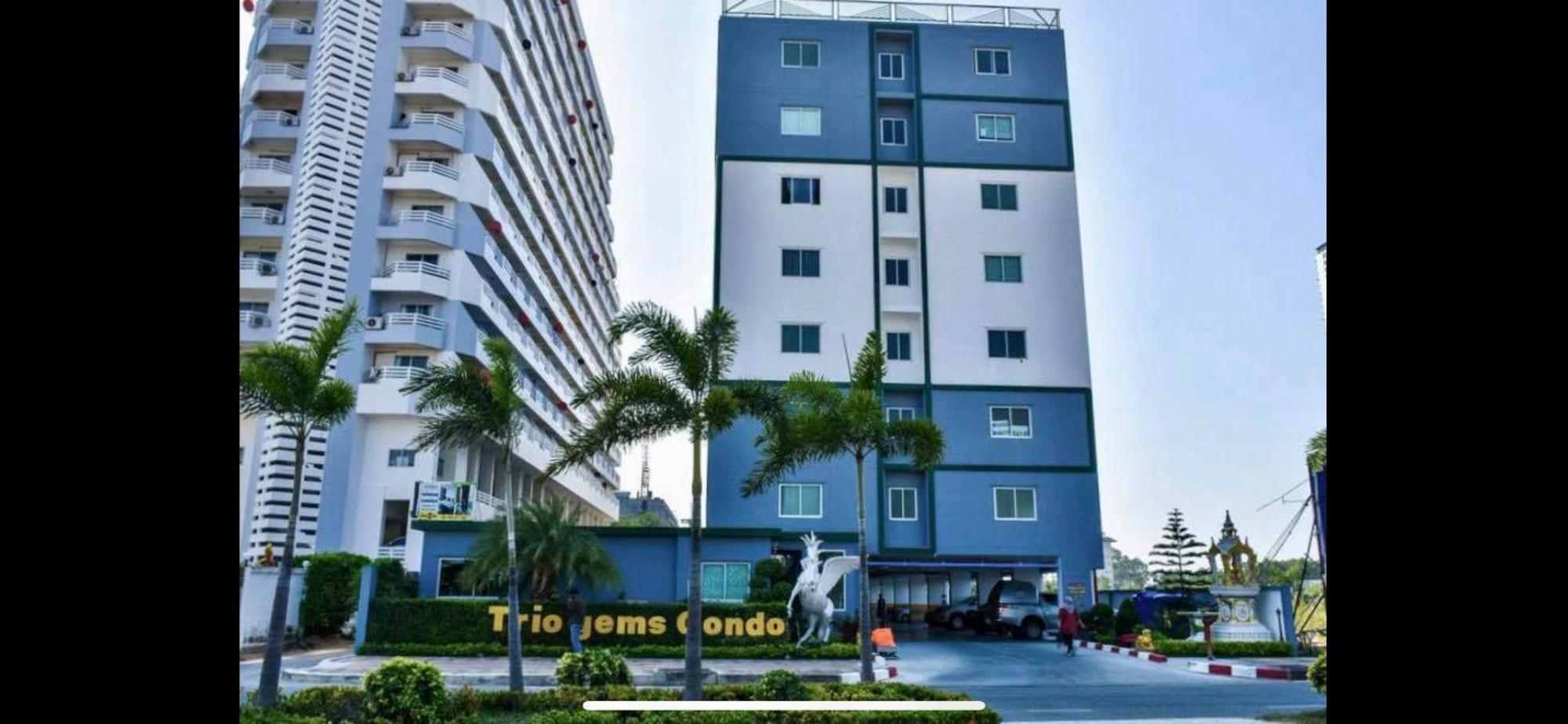 Trio Gems Condo, Pattaya Thailand Джомтьєн-Біч Екстер'єр фото